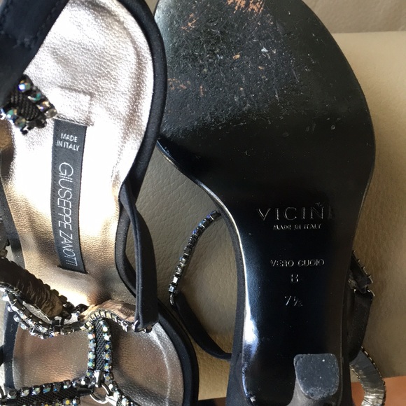 Giuseppe Zanotti Rhinestone Heels -  Sz 7 1/2 - Picture 6 of 12